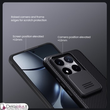 Nillkin Camshield dėklas su kameros apsauga - juodas (Xiaomi 14T) Nillkin Camshield dėklas su kameros apsauga - juodas (Xiaomi 14T)